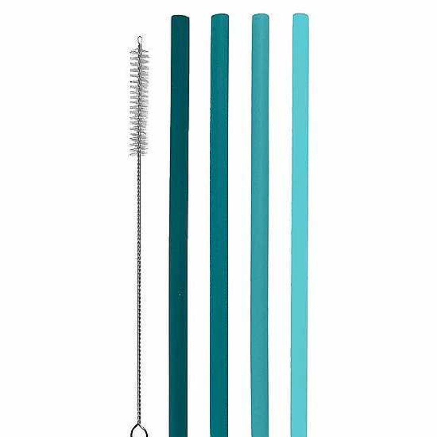 Hot Food Network™ Food Network 5-Pc. Aqua Smoothie Straw Set