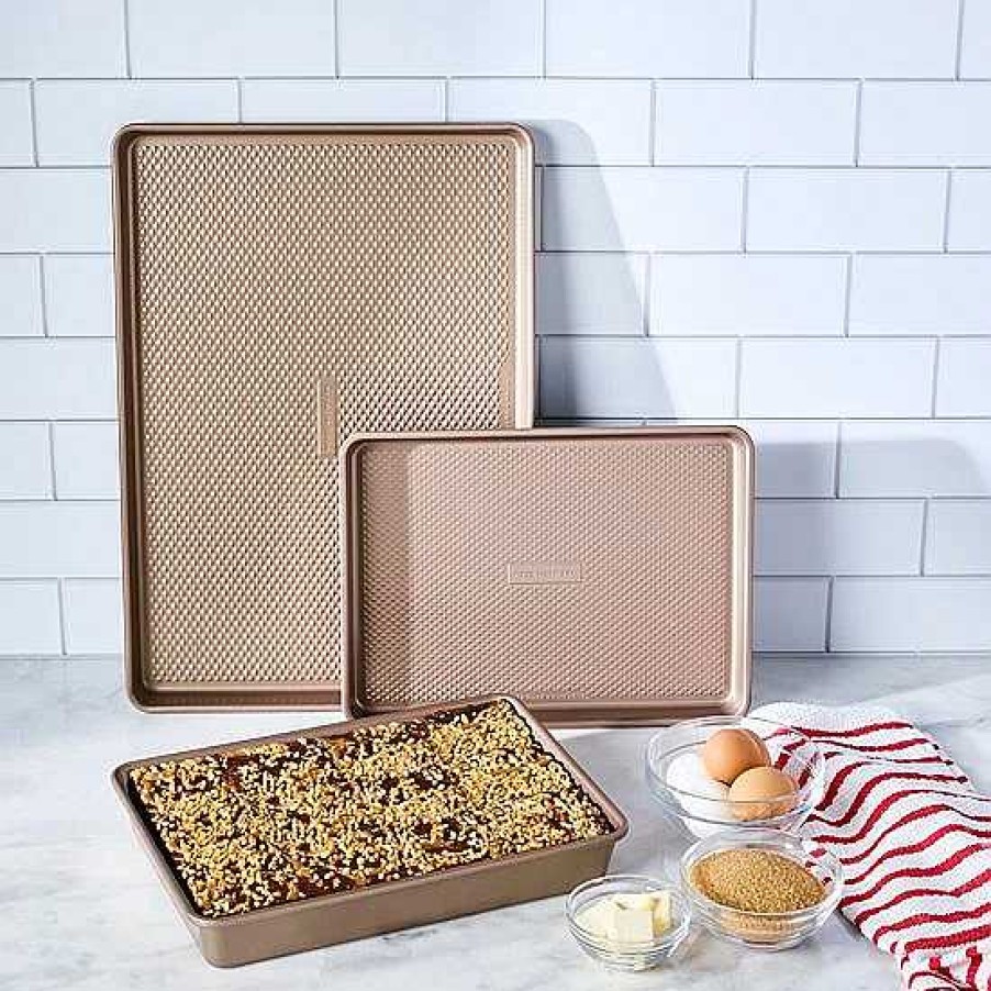 Clearance Food Network™ Food Network 3-Pc. Essential Textured Bakeware Set