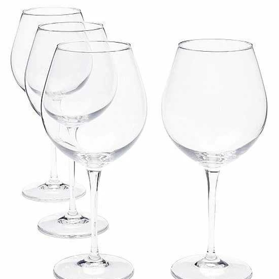 New Food Network™ Food Network Signature 4-Pc. Crystal Balloon Red Wine Glass Set