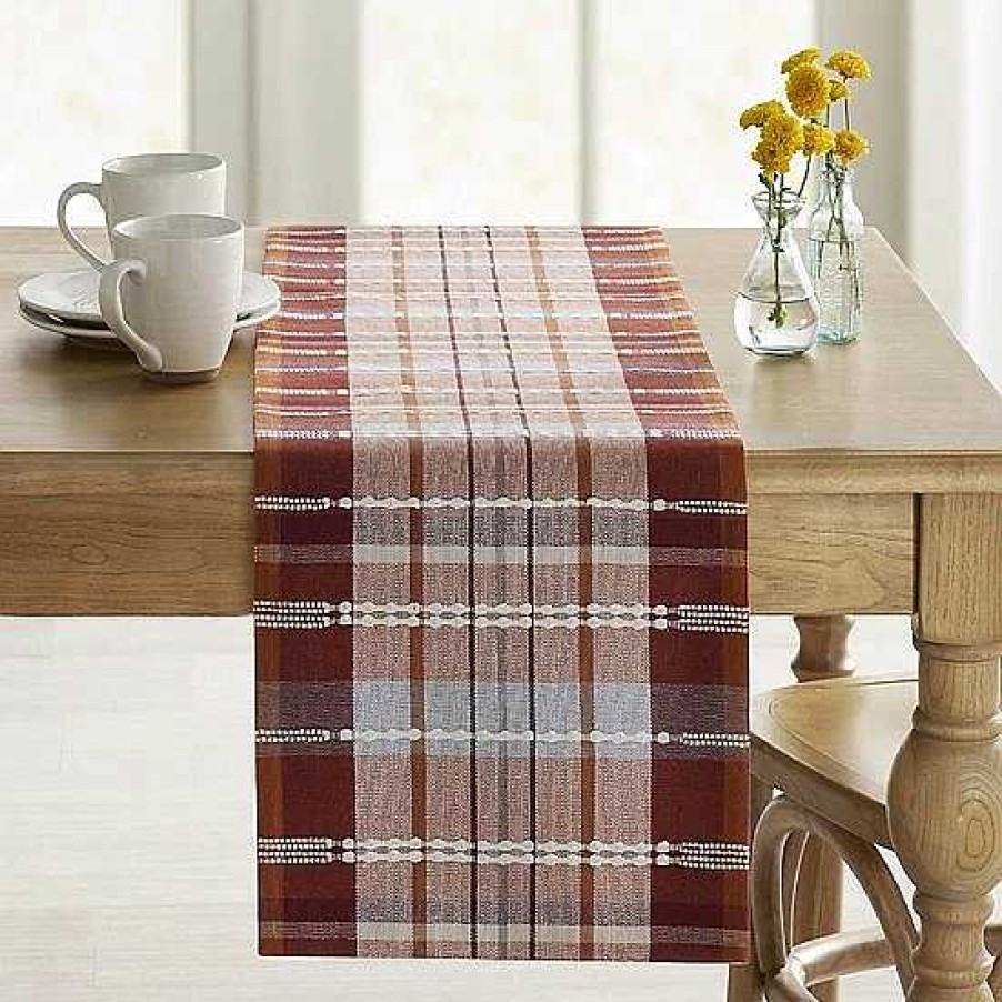 Wholesale Food Network™ Food Network Fall Plaid Table Runner 72