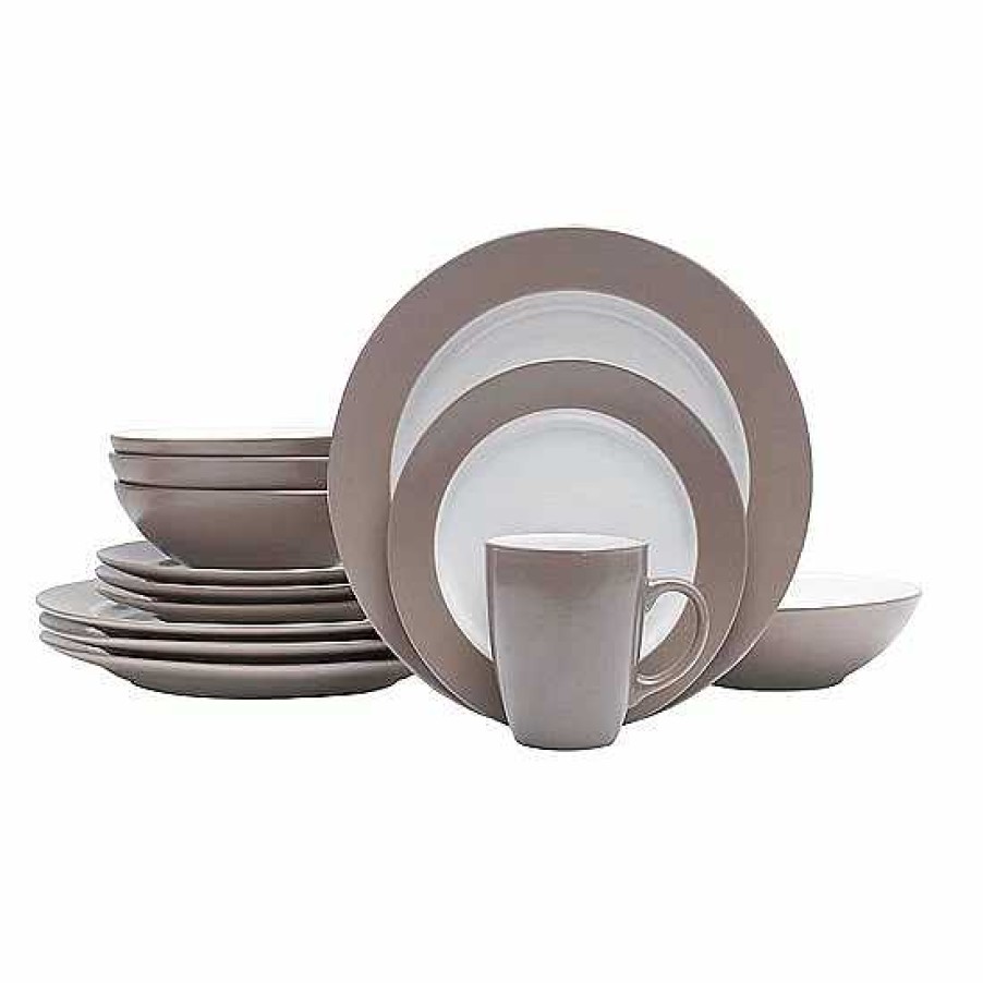 Online Food Network™ Food Network Applewood 16-Pc. Dinnerware Set Taupe