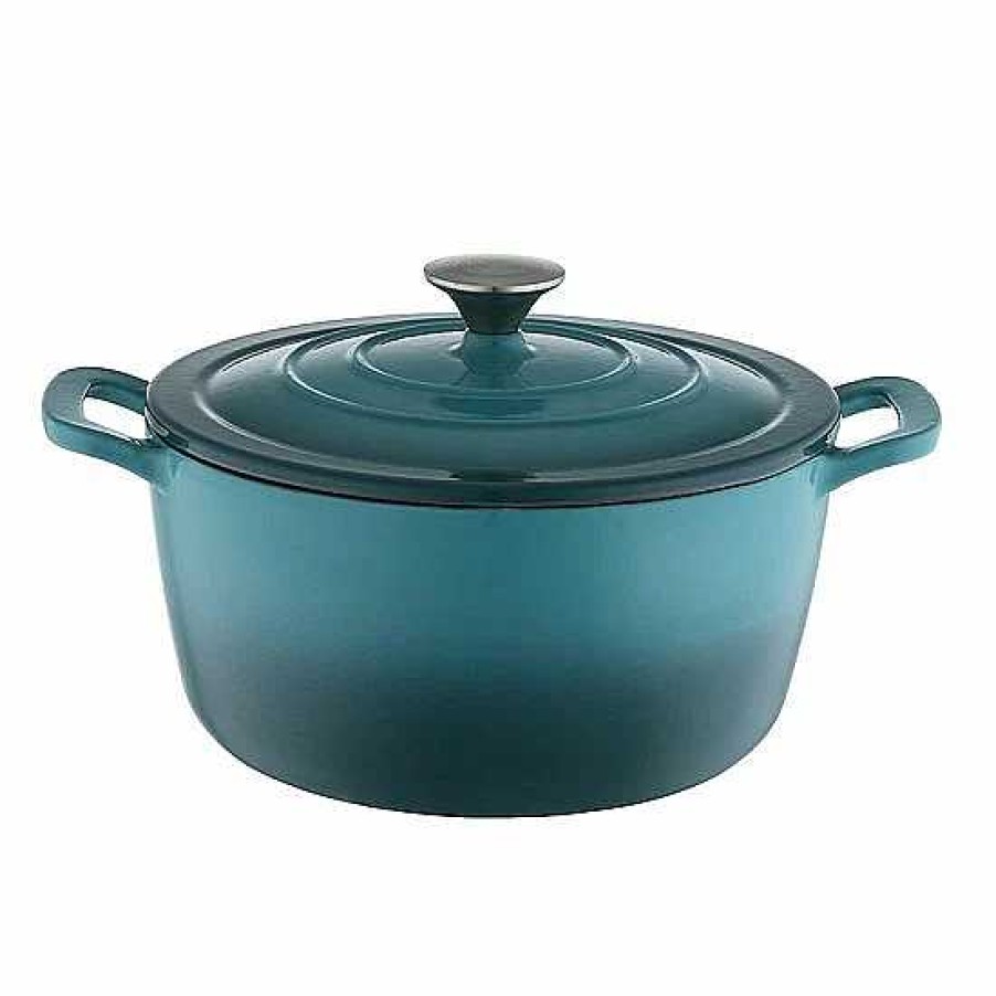 Online Food Network™ Food Network 3.5-Qt. Ombre Enameled Cast-Iron Dutch Oven