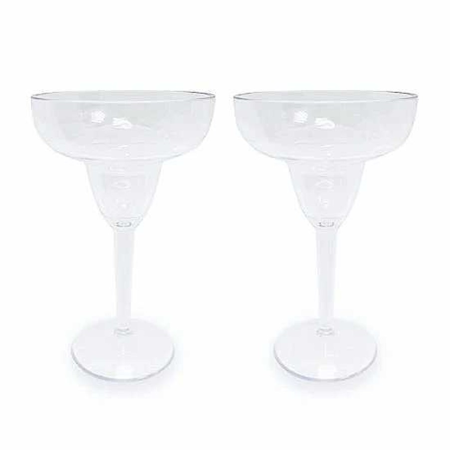 Clearance Food Network™ Food Network 2-Pc. Clear Textured Acrylic Margarita Glass Set