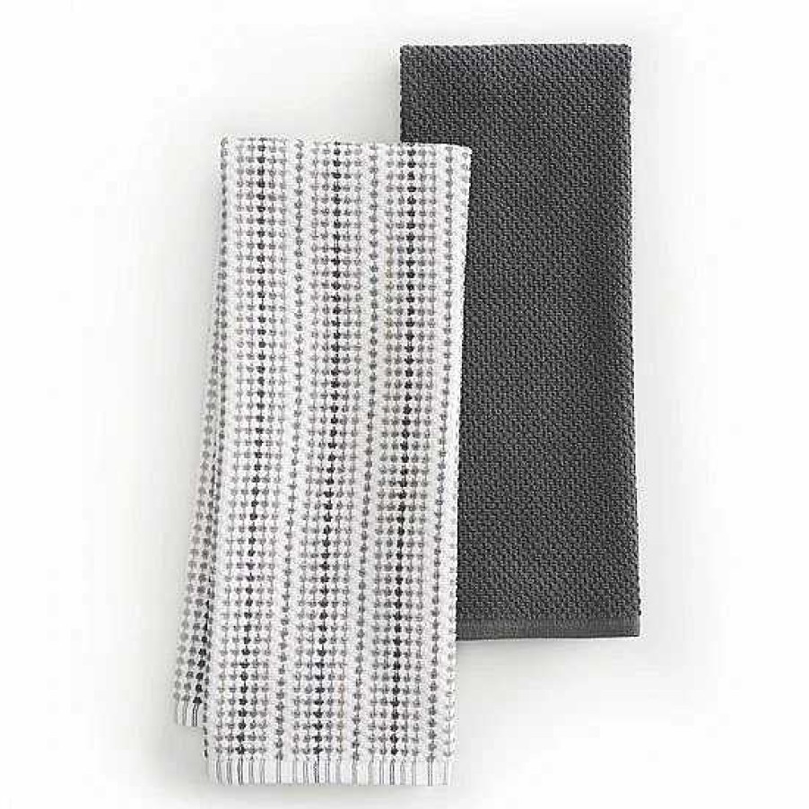 Clearance Food Network™ Food Network Awning Stripe Kitchen Towel 2-Pk.