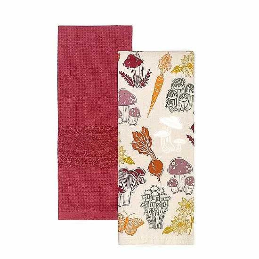 Clearance Food Network™ Food Network Fungi Garden Kitchen Towel 2-Pk.