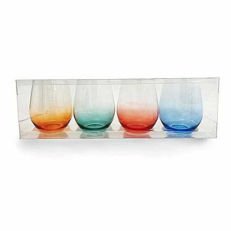 Best Food Network™ Food Network 4-Pc. Acrylic Ombre Stemless Wine Set