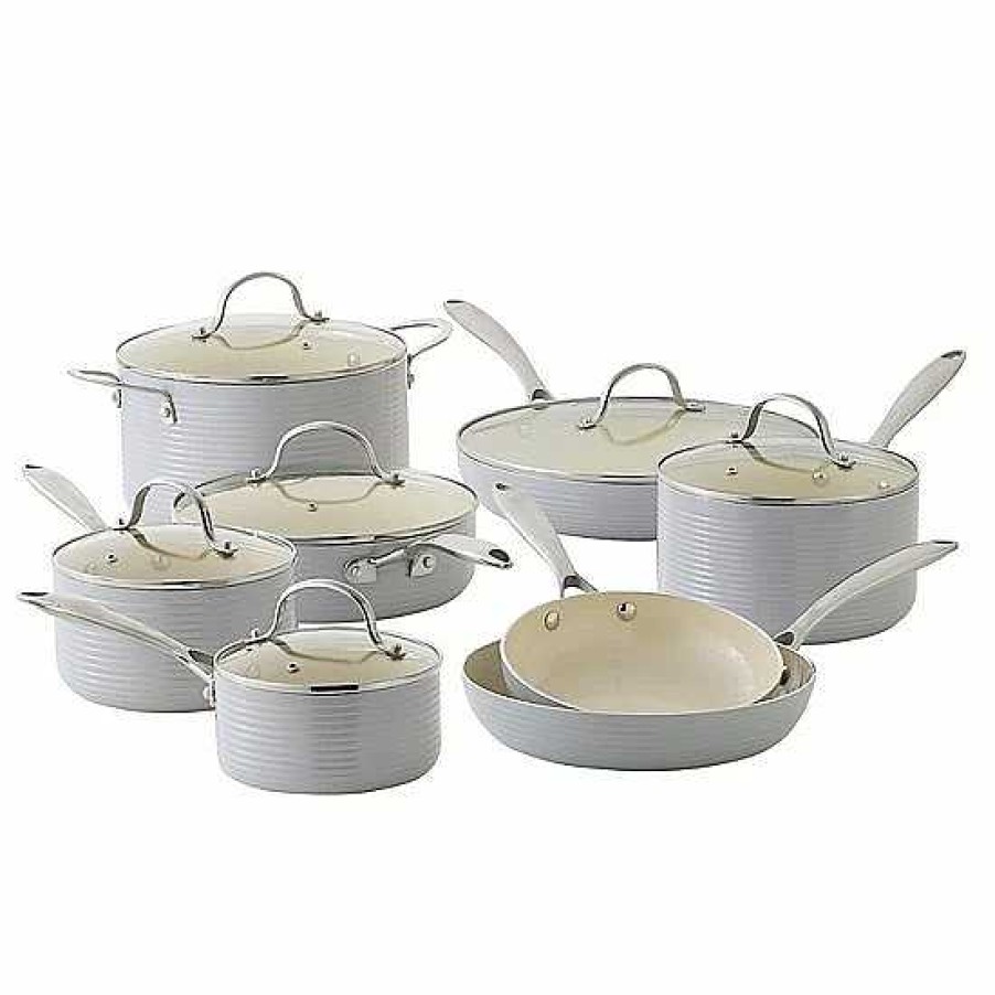 New Food Network™ Food Network Farmstead 14-Pc. Nonstick Ceramic Cookware Set