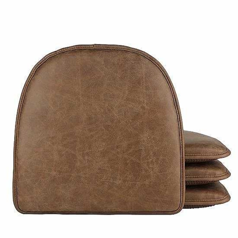 Online Food Network™ Food Network The Gripper Faux-Leather Chair Pad 4-Pk.