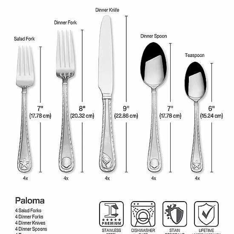 Best Food Network™ Food Network Paloma 20-Pc. Flatware Set