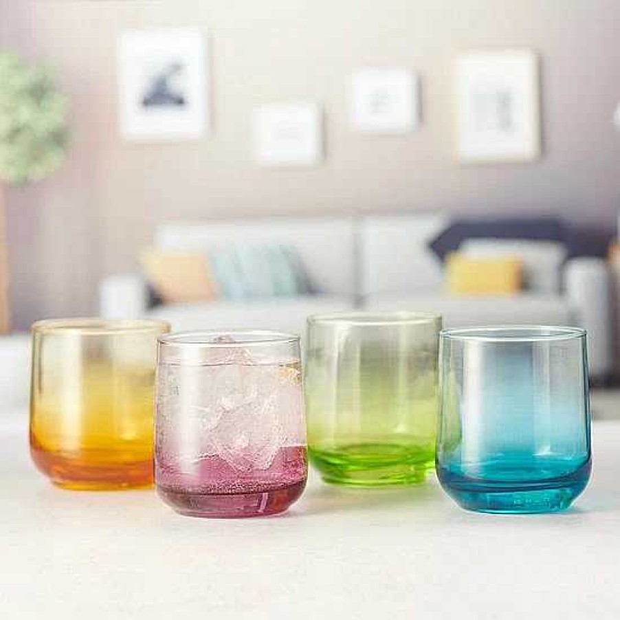 Best Food Network™ Food Network Anja 4-Pc. Ombre Double Old-Fashioned Glass Set