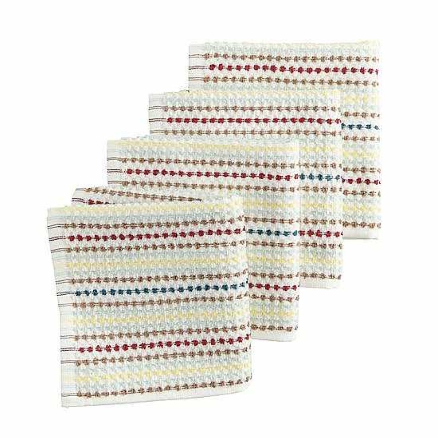 Hot Food Network™ Food Network Awning Stripe Dishcloth 4-Pk.