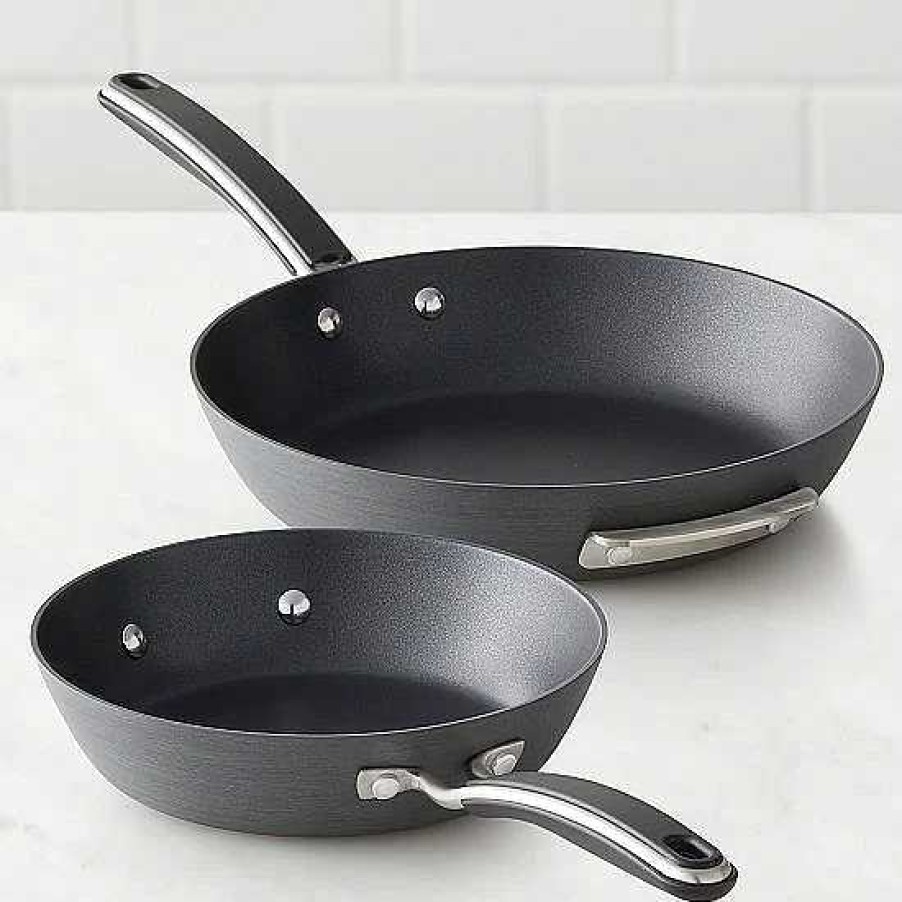 Clearance Food Network™ Food Network 2-Pc. Hard-Anodized Skillet Set