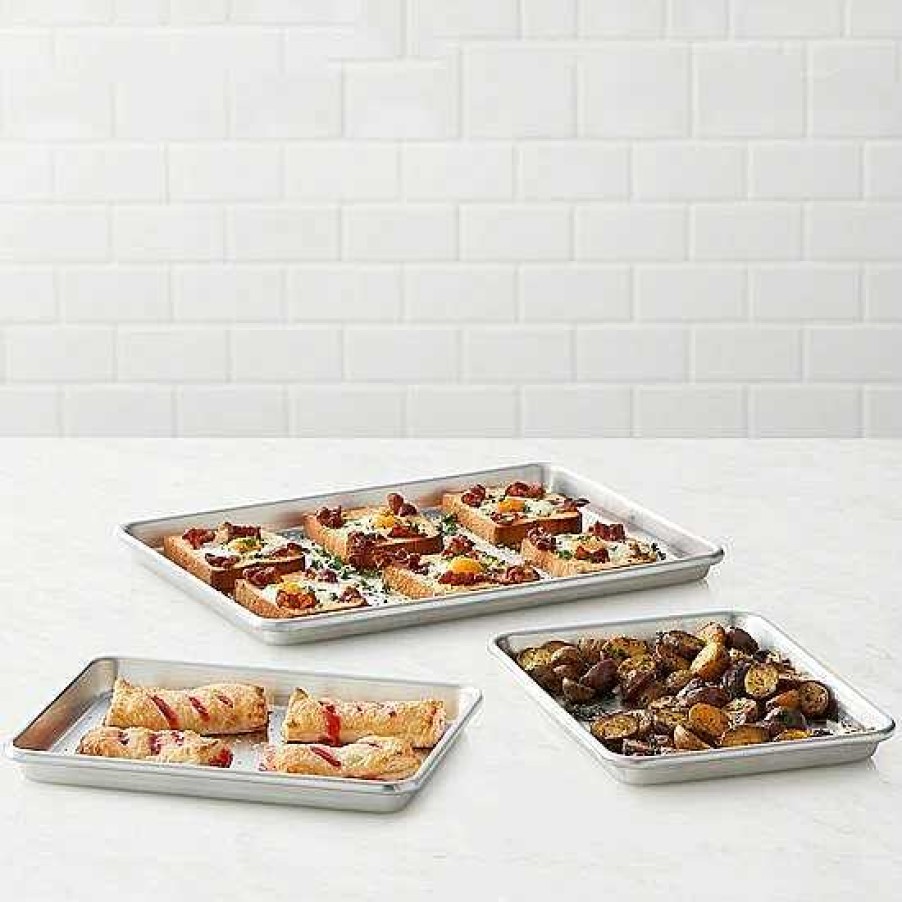 Clearance Food Network™ Food Network 3-Pc. Natural Aluminum Baking Sheet Set