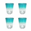 Online Food Network™ Food Network 4-Pc. Turquoise Ombre Acrylic Double Old-Fashioned Glass Set