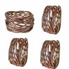 Clearance Food Network™ Food Network Metallic Twist Napkin Rings 4-Pk.