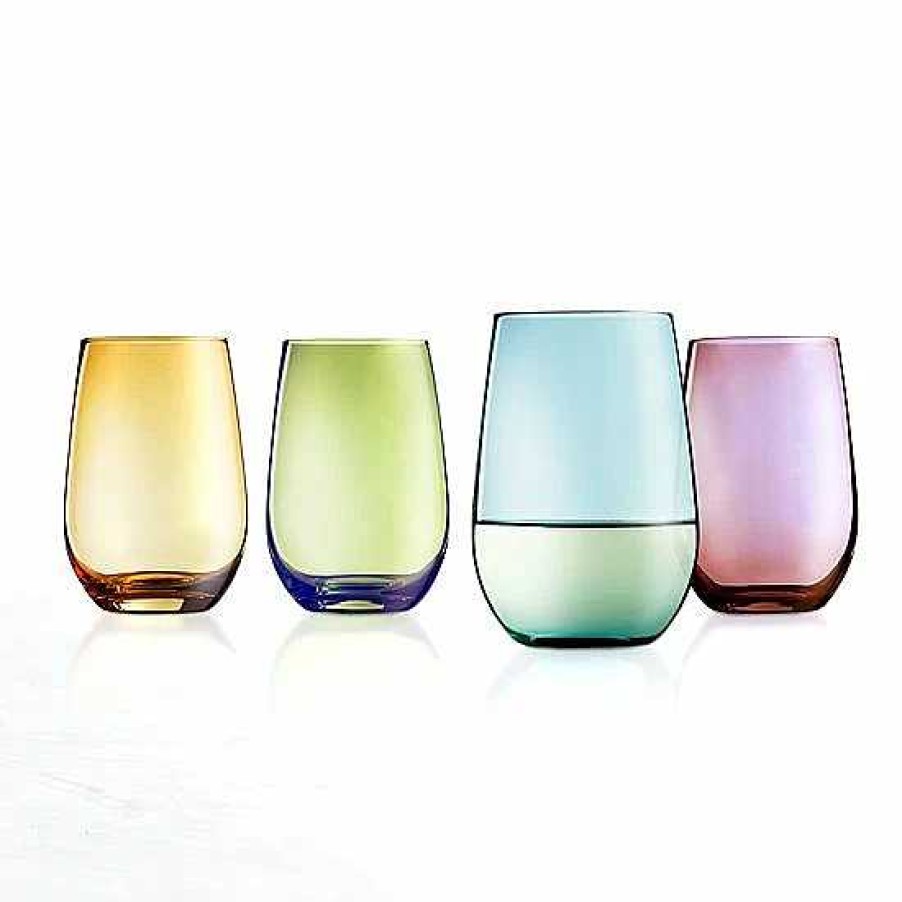 Hot Food Network™ Food Network Tuscana 4-Pc. Stemless Wine Glass Set