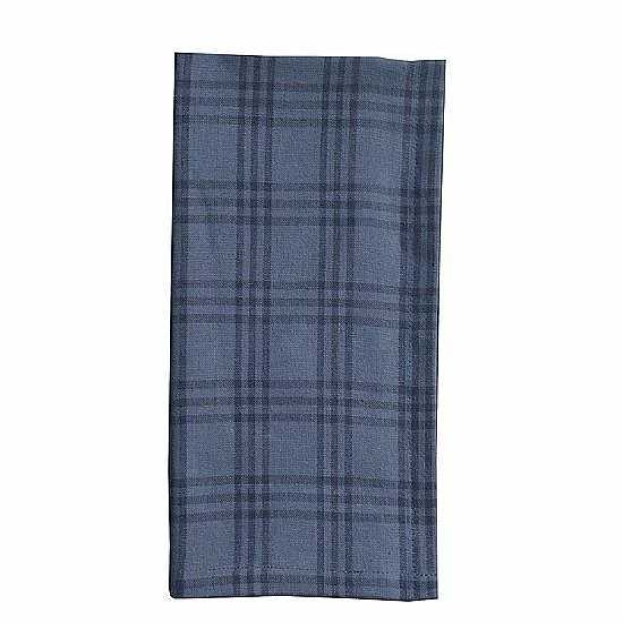 Wholesale Food Network™ Food Network Blue Check Woven Dinner Napkin 4-Pk.