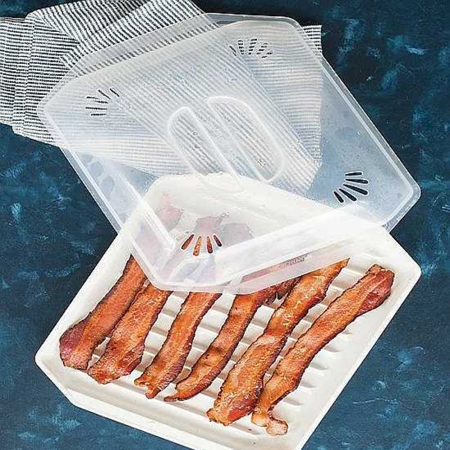 Wholesale Food Network™ Food Network Microwave Bacon Tray With Lid