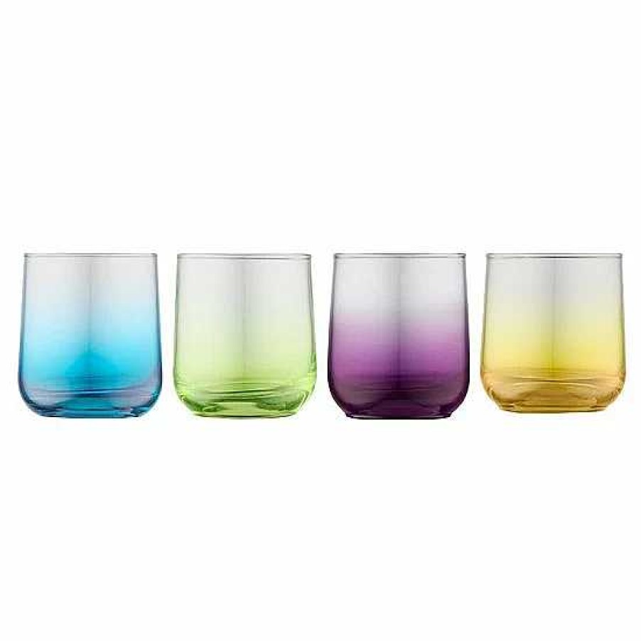 Best Food Network™ Food Network Anja 4-Pc. Ombre Double Old-Fashioned Glass Set