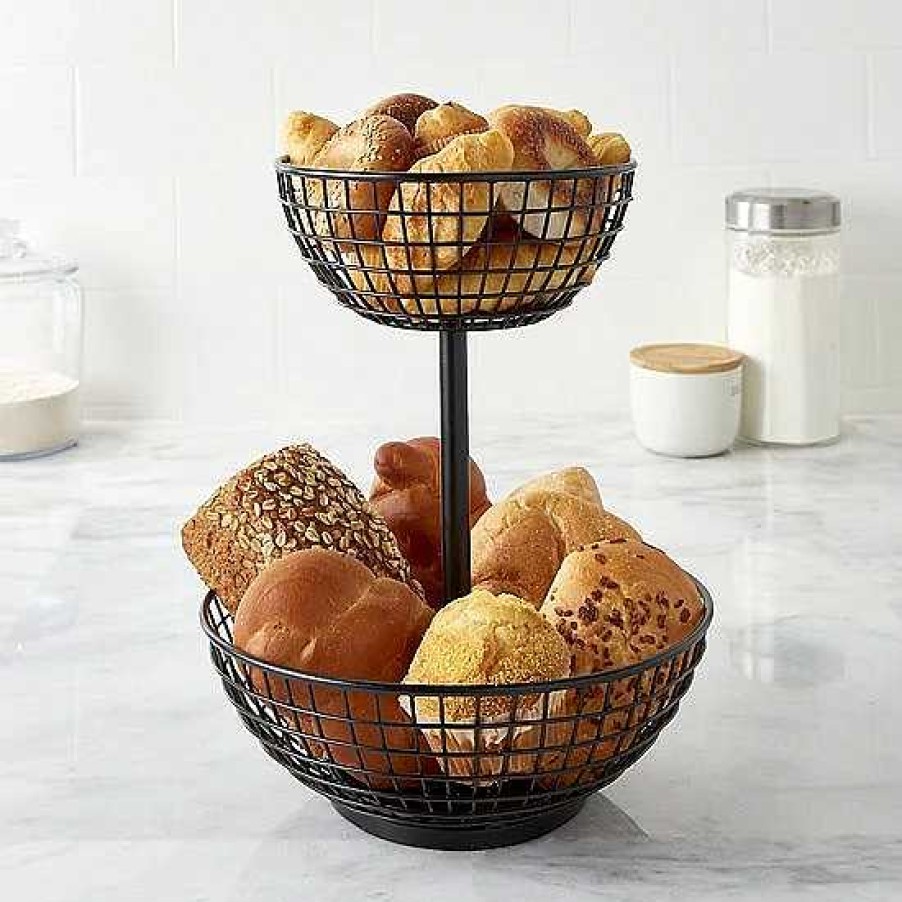 Wholesale Food Network™ Food Network Wire 2-Tier Basket