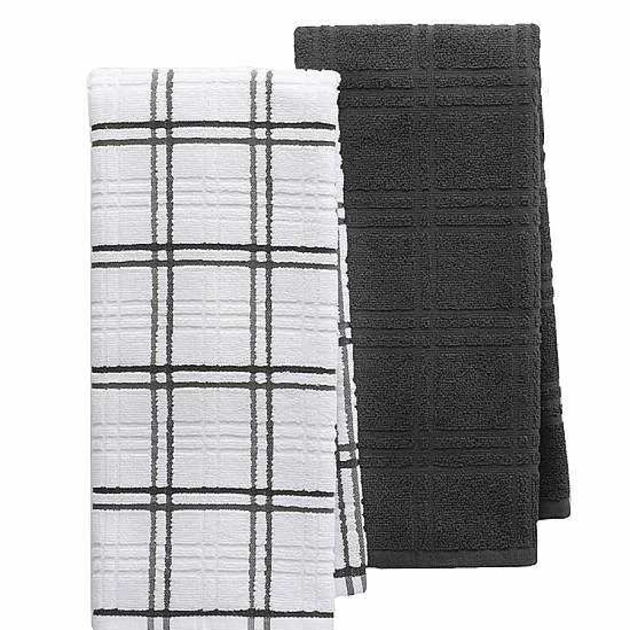 New Food Network™ Food Network Plaid Kitchen Towel 2-Pack