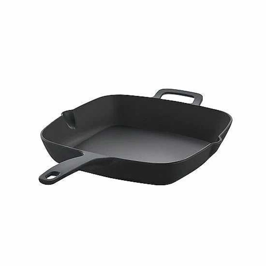 Online Food Network™ Food Network Pre-Seasoned Cast-Iron 11 Square Skillet With Helper Handle